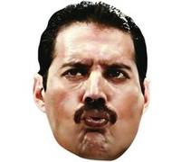 STAR CUTOUTS Masque en carton - Freddie Mercury - Chanteur - Taille A4 Multicolors