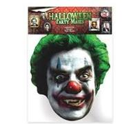 STAR CUTOUTS Masque en carton - Halloween Clown Effrayant Multicolors