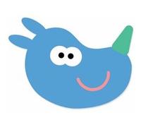 STAR CUTOUTS Masque en carton Hey Duggee - Le rhinocéros TAG Multicolors
