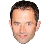 STAR CUTOUTS Masque en carton - Homme Politique Benoit Hamon Multicolors