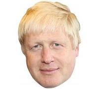 Star Cutouts Ltd SM346 Masque en carton Motif Boris Johnson Polician Talking Point Multicolore