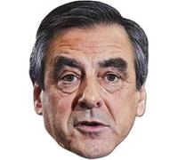 STAR CUTOUTS Masque en carton - Homme Politique François Fillon Multicolors