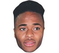 STAR CUTOUTS Masque en carton - Raheem Sterling - Joueur de Football Anglais Multicolors G