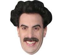 STAR CUTOUTS Masque en carton - Sacha Baron Cohen - Acteur - Taille A4 Multicolors