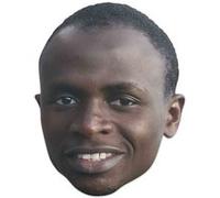 STAR CUTOUTS Masque en carton - Sportif Footballeur Sadio Mané Multicolors