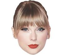 STAR CUTOUTS Masque en carton - Taylor Swift - Chanteuse - Taille A4 Multicolors G