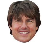 STAR CUTOUTS Masque en carton - Tom Cruise - Acteur - Taille A4 Multicolors