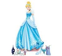 Star Cutouts SP005 Cendrillon - Décorations de fête en Carton avec Six Mini Fournitures de fête - Thème Princesse Disney - Happy Birthday