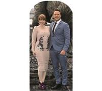STAR CUTOUTS Passe tête en carton Bryce Dallas Howard et Chris Pratt - Haut 190 cm Multicolors