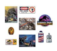 Star Cutouts RD012 Jurassic Park Décoration de Chambre Jurassic Pack Logo Dinosaure Activité Poster Party Pack Hauteur 40 cm 9 pièces