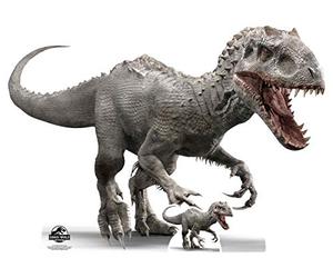 STAR CUTOUTS SC1284 Figurine de dinosaure Jurassic World Indominus Rex (vue latérale) 92 cm de haut, multicolore
