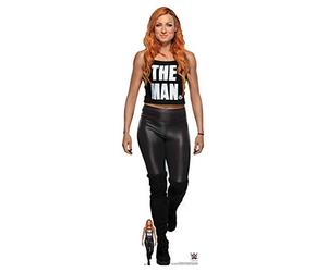 Star Cutouts SC1520 WWE Becky Lynch The Man Ultimate Edition WWE Figurines Décorations de fête en Carton Grandeur Nature Hauteur 169 cm Largeur 53 cm