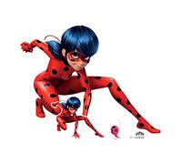 Star Cutouts SC4051 Ladybug Carton découpé Hauteur 93 cm - Miraculous : Tales of Ladybug & Cat Noir