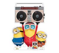 Star Cutouts SC4092 Minions avec Radio Boombox Jouets en Carton découpés, décorations de fête et d'anniversaire