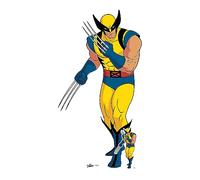 Star Cutouts SC4296 : Marvel Legends - Wolverine X-Men Silhouette en Carton Grandeur Nature - Parfait pour Les Fans de Marvel, Les fêtes et Les événements - Hauteur 166 cm