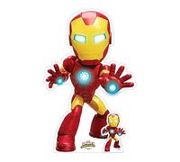 Star Cutouts SC4345 Iron Man Spidey and His Amazing Friends Découpe en Carton - Parfait pour Les Fans de Spider Man, Les fêtes et Les événements