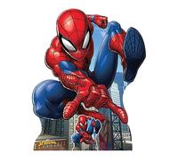 Star Cutouts SC4420 Spider-Man Pose Découpe en Carton avec Mini - Parfait pour Les Fans de Marvel, Les fêtes et Les événements