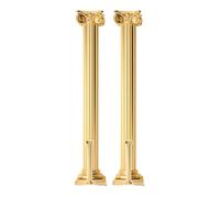 Star Cutouts SC4531 Lot de 2 colonnes Romaines dorées en Carton découpé Hauteur 196 cm - Idéal pour Le thème de Rome, Les fêtes, Les Anniversaires, Les collectionneurs et Les Fans, Les décorations de