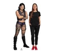 Star Cutouts SC4546 Rhea Ripley Mami WWE Découpe en Carton Hauteur 173 cm - Idéal pour Le thème de la WWE, Les fêtes, Les Anniversaires, Les collectionneurs et Les Fans, Les décorations de Chambre et