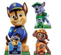 Star Cutouts SC4599 Lot de découpes en Carton Chase, Rocky et Zuma Paw Patrol Hauteur 66 cm - Idéal pour Les fêtes, Anniversaires et Fans de la Pat' Patrouille, décorations de Chambre et événements