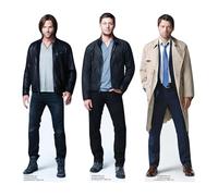 Star Cutouts SC4635 Supernatural Dean, Sam Winchester et Castiel Lot d'étagères en Carton découpé Hauteur 31 cm