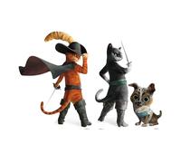 Star Cutouts SC4749 Puss in Boots, Kitty Softpaws & Perrito The Last Wish Lot de découpes en Carton Hauteur 29 cm
