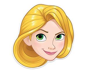 STAR CUTOUTS SM338 Raiponce Masque amusant pour enfants pour anniversaires, fans et fêtes de princesse Disney Talking Point, multicolore, 25 x 5 x 25 cm