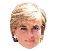 STAR CUTOUTS SM418 Carte imprimée avec Masque de Princesse Diana - pour événements et fêtes - Taille Unique