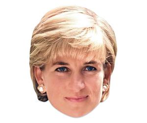 STAR CUTOUTS SM418 Carte imprimée avec Masque de Princesse Diana - pour événements et fêtes - Taille Unique
