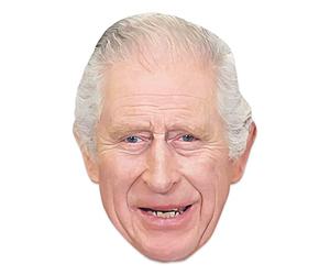 STAR CUTOUTS SM437 Masque du roi Charles souriant de qualité supérieure