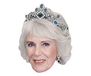 STAR CUTOUTS SM438 Camilla Queen Consort Masque Couronne