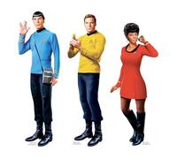 Star Cutouts Star Trek SC4834 Lot de découpes en Carton Motif Captain Kirk, Uhura, Spock Hauteur 30 cm