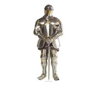 Star Cutouts - Stsc141 - Figurine Géante - Chevalier En Armure Etincelante 186 Cm