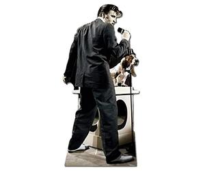 Star Cutouts - Stsc233 - Figurine Géante - Elvis Presley Et Son Chien - 186 Cm
