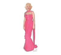 Star Cutouts - Stsc272 - Figurine Géante - Marilyn Monroe - Robe De Soirée Fuchsia