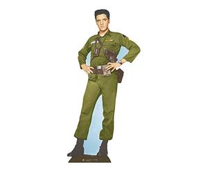 Star Cutouts - Stsc571 - Figurine Géante - Elvis Presley - Militaire 186 X 89 Cm