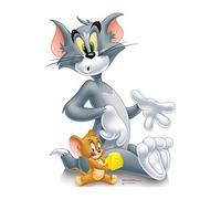 Star Cutouts - Stsc696 - Figurine Géante CTN Tom Etjerry Fromage - Looney Toons - 98Cm