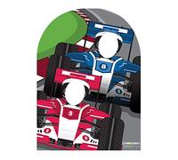 Star Cutouts - Stsc716 - Figurine Géante Passe-Tête - Course De Voitures - 120 Cm