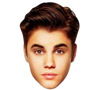 Star Cutouts - Stsm138 - Masque pour Adulte - Justin Bieber