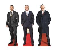 Star Cutouts Tom Hardy CS1233 Lot de 3 découpes en Carton pour étagère Hauteur 31 cm - Idéal pour Les Fans, Les fêtes, Les Anniversaires, Les Cadeaux Surprises, Les décorations de Chambre et Les