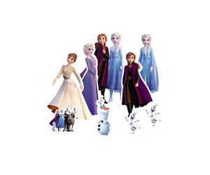 STAR CUTOUTS TT019 Dessus Neiges alias Anna, Elsa, Olaf Parfait pour les fans, les collectionneurs, les fêtes et les événements, Uni, Décorations de table La Reine des, Normal