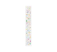 Star Decorative Sticker Tape Main Compte Main Champignon Autocollant Journal Supplies Champignon Décoratif