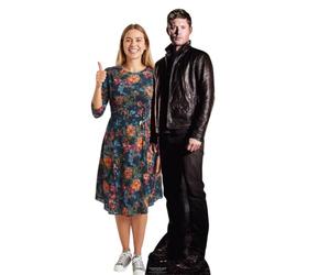 Star découpes Dean Winchester Hunter Supernatural Vie Taille Carton découpé avec mini Dessus de table, Multi Couleur