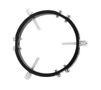 Star Finder Mount 3-Point Astrophotography Guide Locking Rings for Telescope Mount Finder Pointer 130mm Black