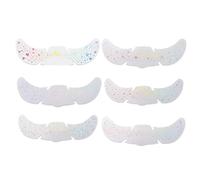 Star Freckles Patches, Temporary Facial Stickers 6 Sheets, Long-Lasting Star Heart Designs, Easy Peel Decoration for Pride Festival Birthday Concert Cosplay Events, 5.91x2.05 Inches