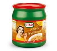 Star Gusto Funghi Porcini préparation alimentaire pour bouillon Saveur de champignons porcini Joint de 500g Environ 25 litres de bouillon sont obtenus