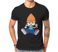 Star Hipster Tshirts PaRappa The Rapper Rhythm Game Men Style Pure Cotton Tops T Shirt O Neck Oversized