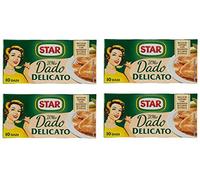Star: Il Mio Dado Delicato Lot de 4 boîtes de 10 cubes de bouillon au goût délicat 10 g par cube (Import Allemagne)