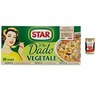 Star il Mio Dado Lot de 6 légumes avec 9 légumes sans conservateur, sans lactose et sans gluten + polpa italian gourmet 400 g