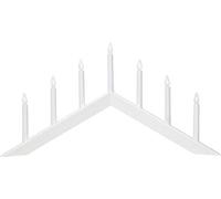 Star Lampe de fenêtre en bois Blanc